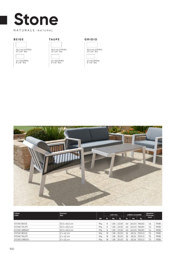 Gres porcellanato 2025 Linea Stone disponibile in 2 formati - immagine 4