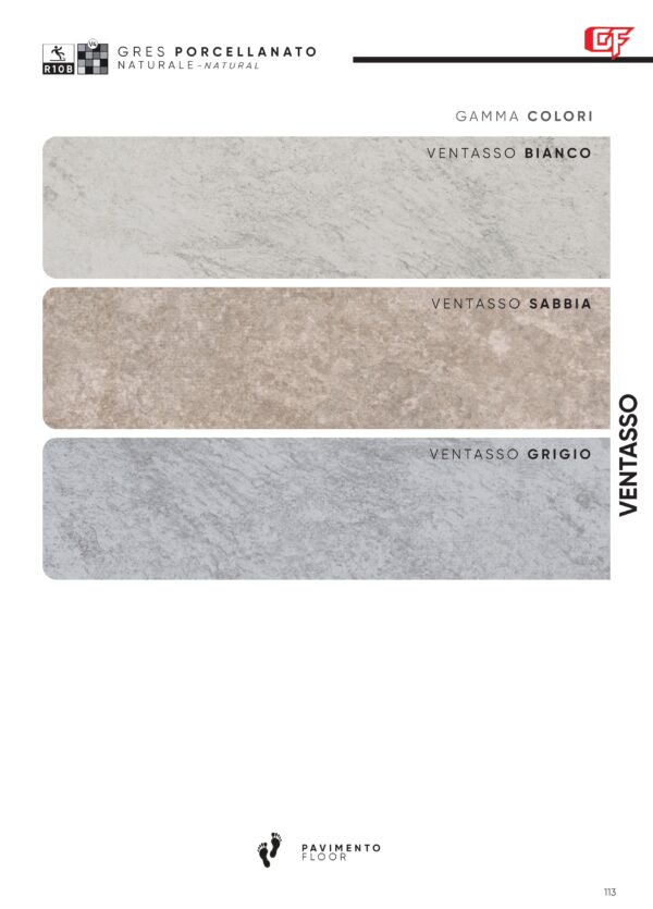 Gres porcellanato 2025 Linea Ventasso   21 x 42 cm