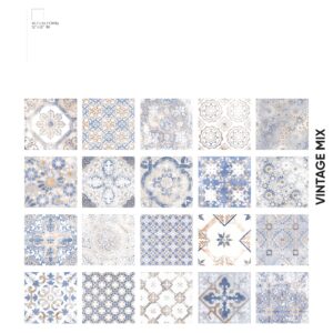 Gres porcellanato 2025 Linea Vintage mix 30,7 x 30,7 cm
