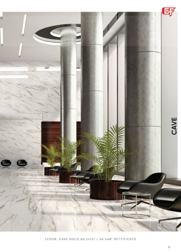 Gres porcellanato 2025 Linea Cave 60,5 cm x 121 rettificato; Anche su formato 60,5 x 60,5 rettificato - immagine 3