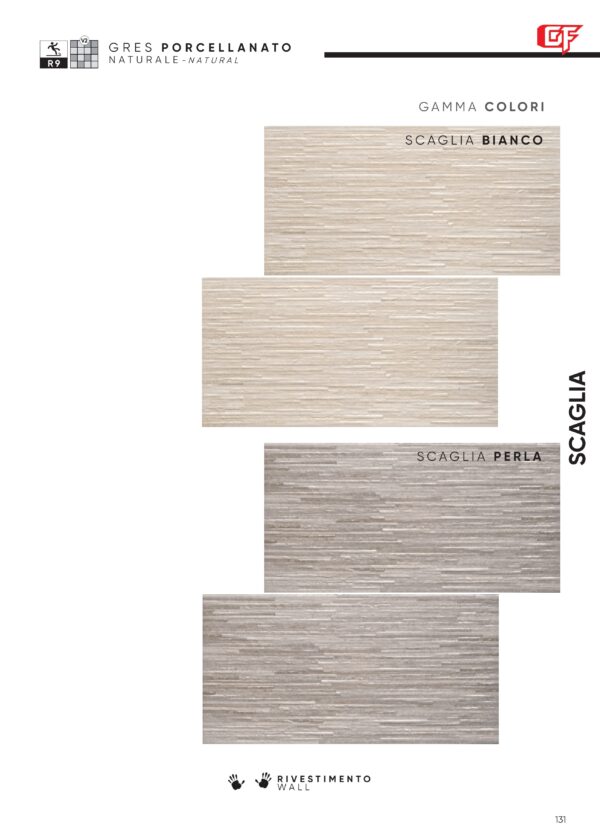 Gres porcellanato 2025 Linea Scaglia 30,5 x 61 cm