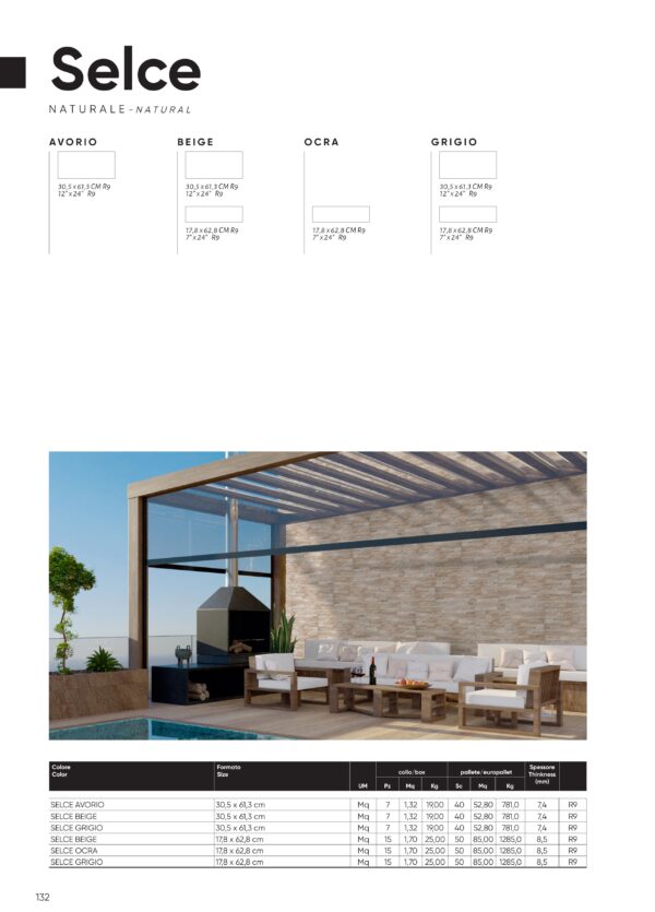Gres porcellanato 2025 Linea Selce Disponibile in 2 formati - immagine 2