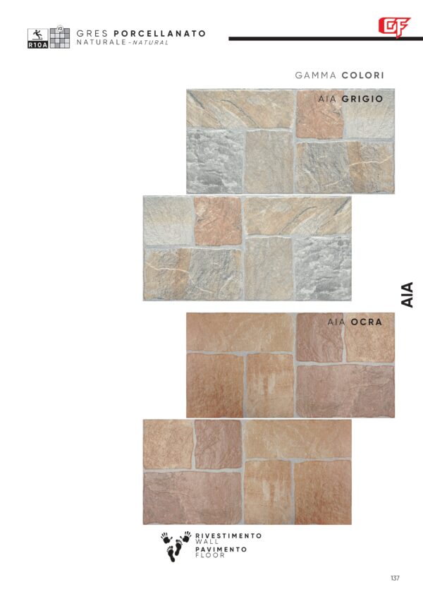 Gres porcellanato 2025 Linea Aia 30,5 x 61 cm