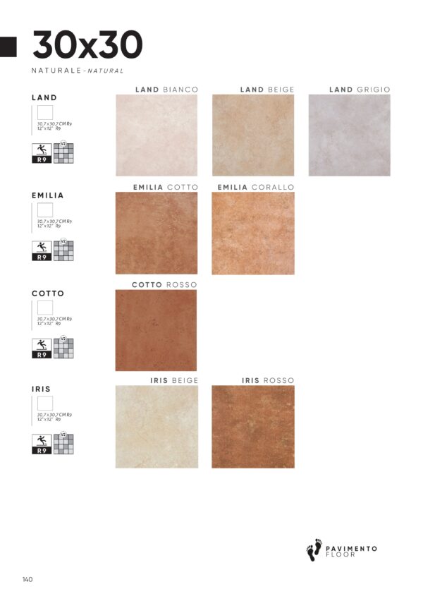 Gres porcellanato 2025 Linea ( 30 x 30 ) - 30,7 x 30,7 cm