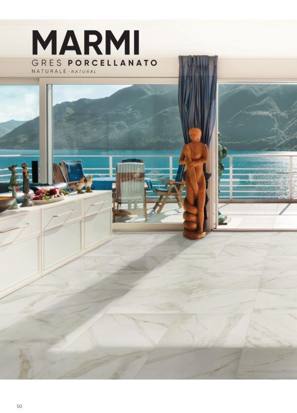Gres porcellanato 2025 Linea Calacatta 61,5 x 61,5 cm - immagine 2