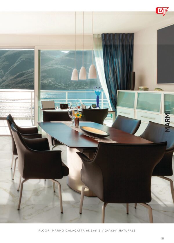 Gres porcellanato 2025 Linea Calacatta 61,5 x 61,5 cm - immagine 3
