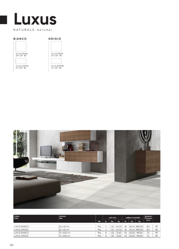 Gres porcellanato 2025 Linea Luxus Disponibile in 2 formati - immagine 4