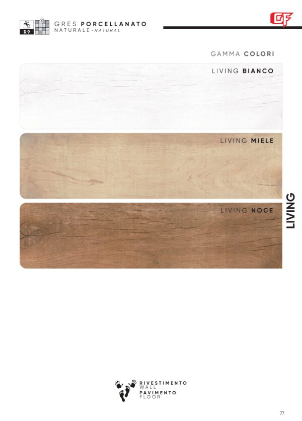 Gres porcellanato 2025 Linea Living 17,8 x 62,8 cm