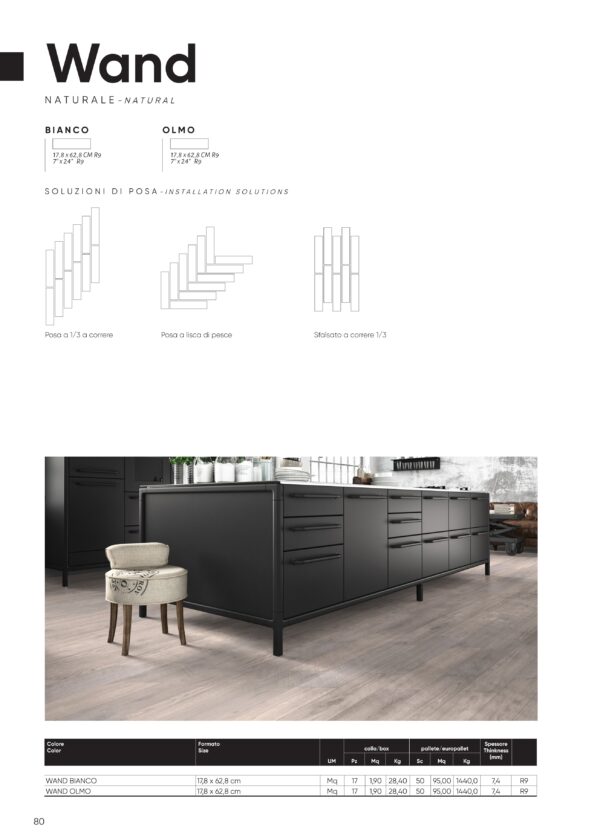 Gres porcellanato 2025 Linea Wand 17,8 x 62,8 cm - immagine 4